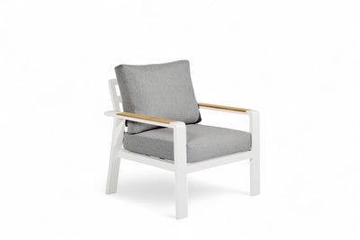 Canapé-Chaise en Aluminium – Blanc – SALTO LAND