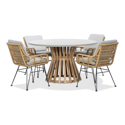 NOVA Ensemble de jardin 5 pièces (y compris le set de coussins)