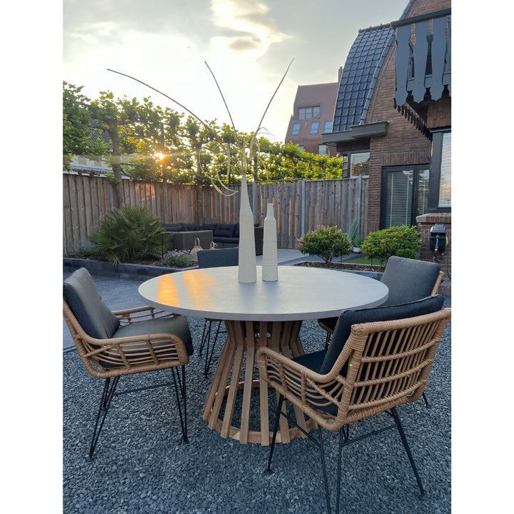 NOVA Ensemble de jardin 5 pièces (y compris le set de coussins)