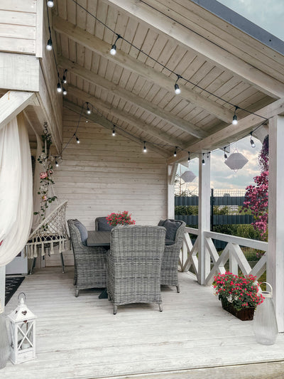 Ensemble de jardin NOVA avec coussins