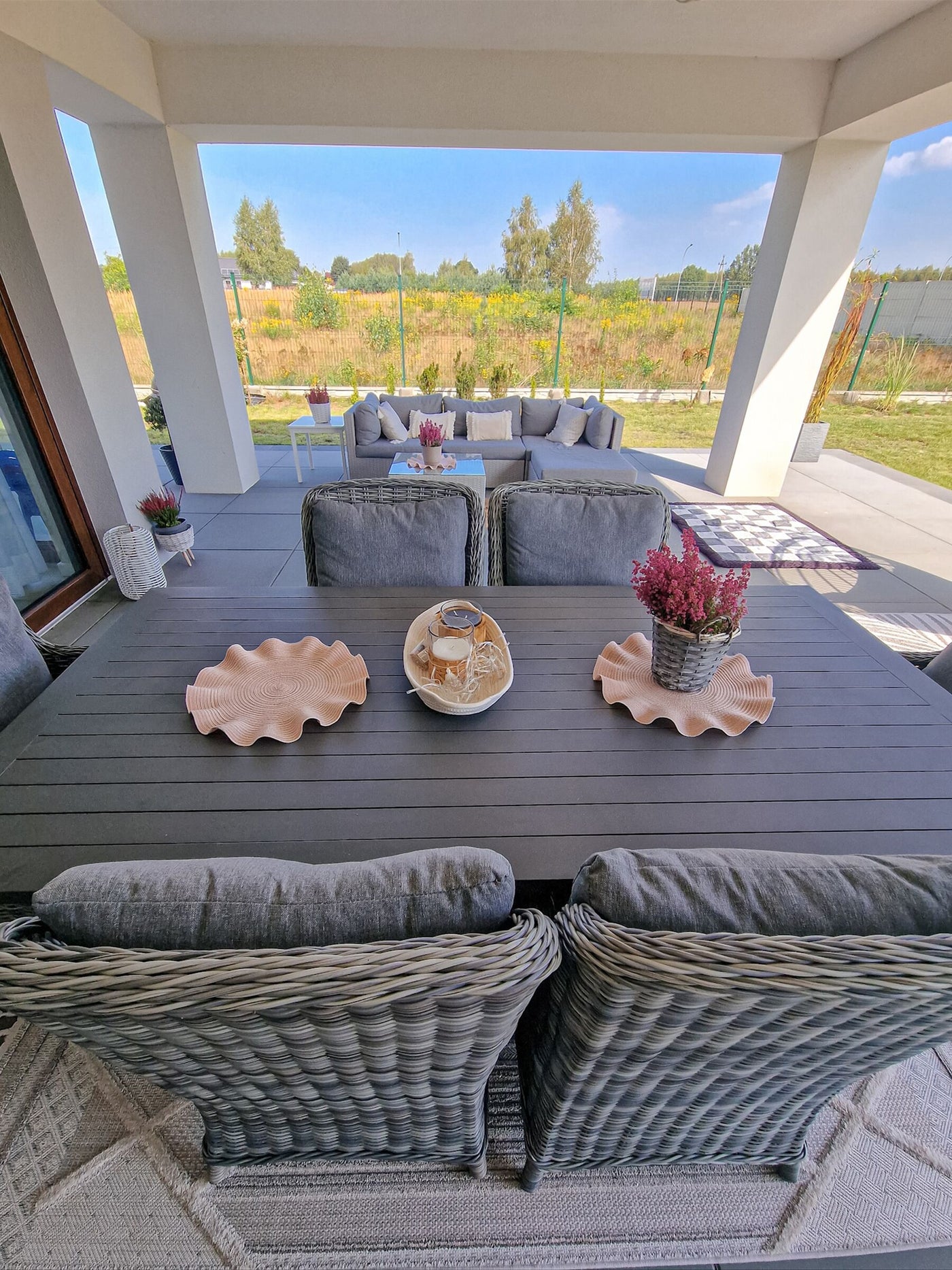 Ensemble de jardin NOVA avec coussins